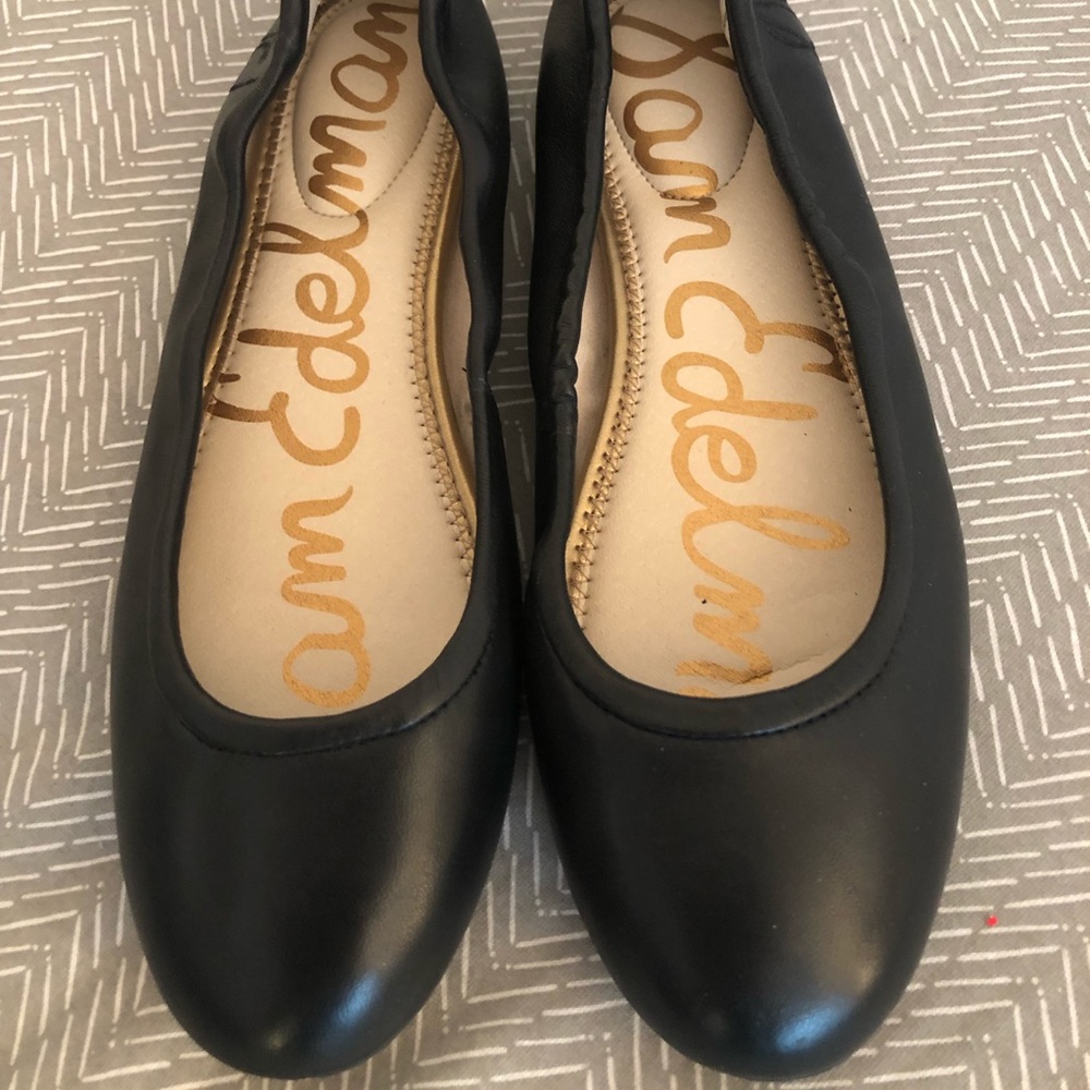 SAM EDELMAN - Black Fritz Ballet Flat - Size 9